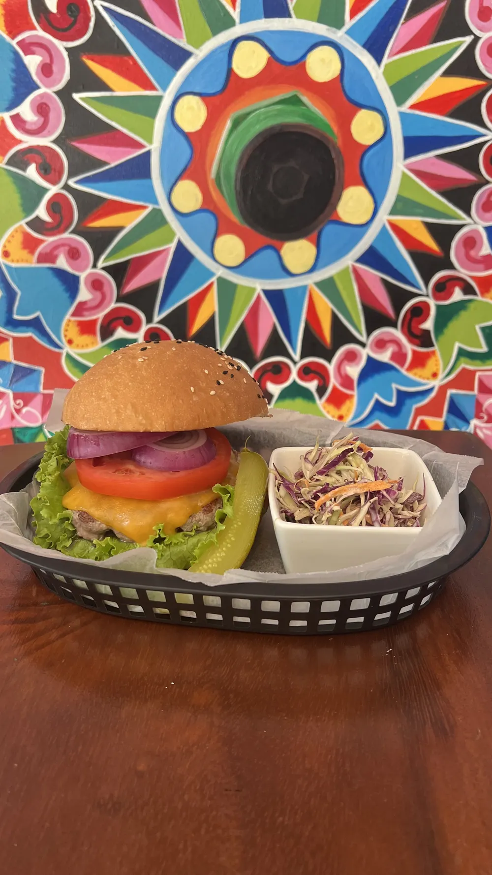 Classic Burger del menú oficial en vivo de Taco Rosado